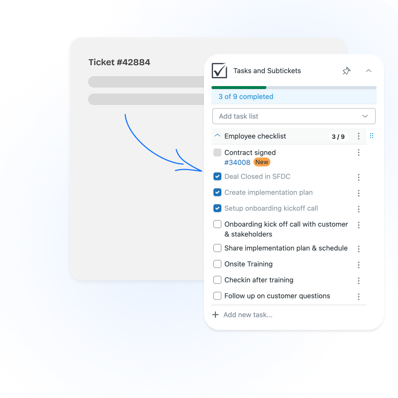 Tasks & Subtickets
