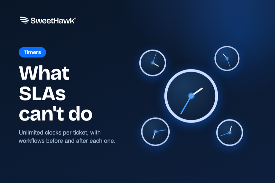 What native Zendesk SLAs cannot do, and SweetHawk Timers can